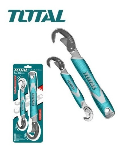 Imagen 4 de 10 de Llaves Auto Ajustables Set 2 Pzas Total 9 A 32 Mm Industrial