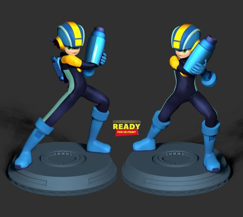 Archivo Stl Impresión 3d - Megaman Fan Art 2022