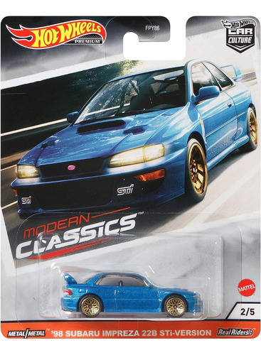 Hot Wheels Subaru Impreza 22b Sti Version - Modern Classics