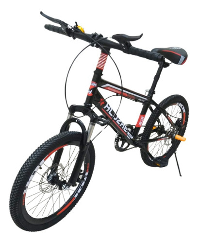 Bicicleta Urbana Negra Infantil Rodada 20 Hluzhe