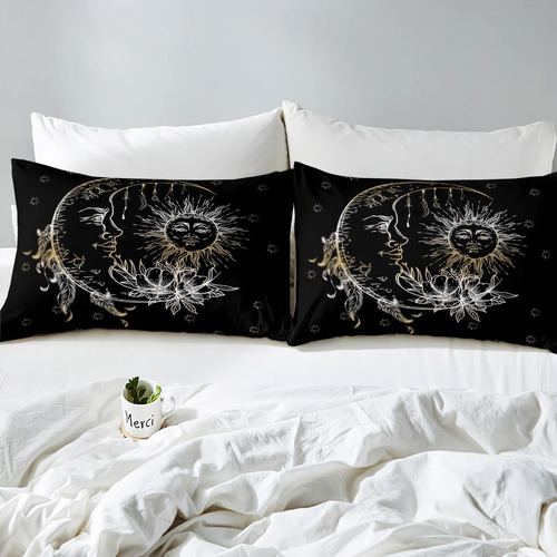 Juego De Funda Nórdica Queen Bohemian Bedding Set Boho Con