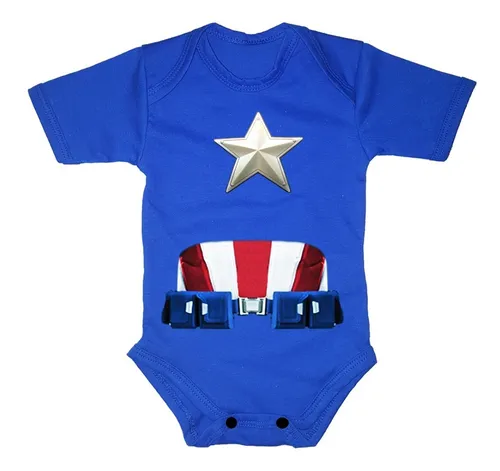 Disfraz Para Beb Pa alero De Capitan America Avengers Meses