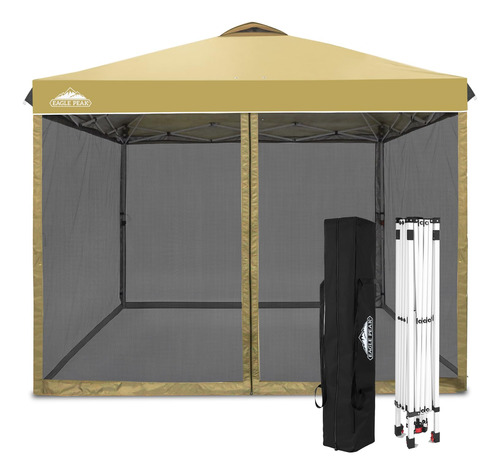 Eagle Peak Toldo Desplegable Facil De 10 X 10 Para Exteriore