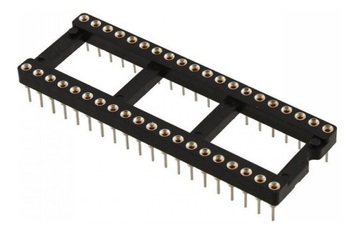 12pçs Soquete Para Circuito Integrado 40 Pinos Torneado Novo
