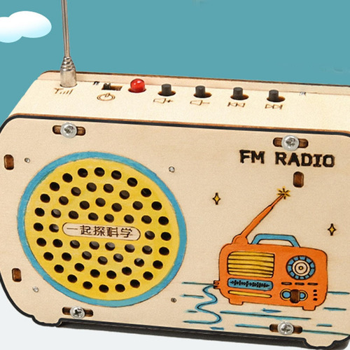 Kit De Experimentos Científicos Con Modelo De Radio Para