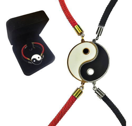 Pulseras Yin Yang Pareja Novios Amigos Bff Para Compartir