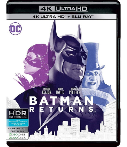 4k Ultra Hd + Blu-ray Batman Returns / Batman Vuelve