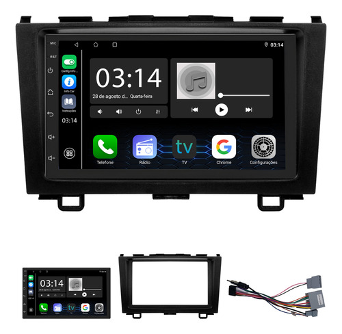 Multimídia Uppertech Carpad X Pro Crv 2007 A 2011 2+64gb 7p