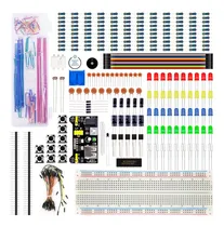 Comprar Kit Completo Componentes Electronicos Arduino Proto Cables