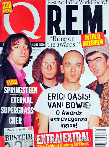 Revista Q Uk N° 112 Enero 1996 R.e.m, Eternal, Cher Envíos 