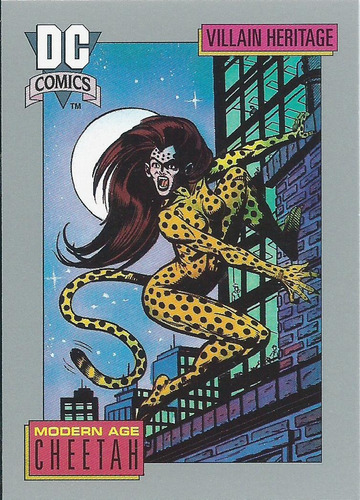 Barajita Cheetah Dc Comics 1991 #24 Villain Heritage Modern