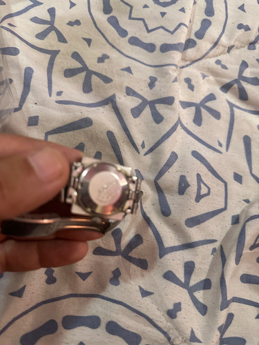 Reloj Antiguo Seiko Automático Liquido Plateado Plateado Azul (Usado)