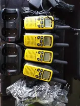 Comprar 4 Radios  Midland Con Manos Libres Y Dos Cargadores Dobles Amarillo