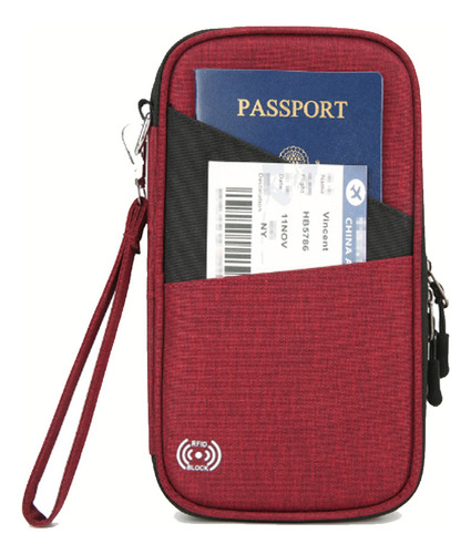 Funda Impermeable Para Pasaporte #rfid, Bolsa Organizadora D