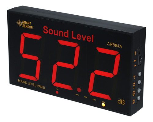 Medidor De Nivel De Sonido Sound Ar884a Tester 30-130db Medi