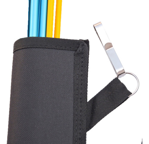 Aljava Cordura Preta Cintura As-p Arco E Flecha Balestras