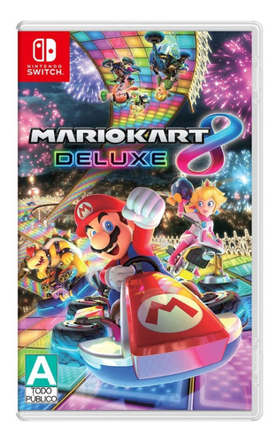Imagen 1 de 3 de Nintendo Switch Juego Mario Kart 8 Deluxe 