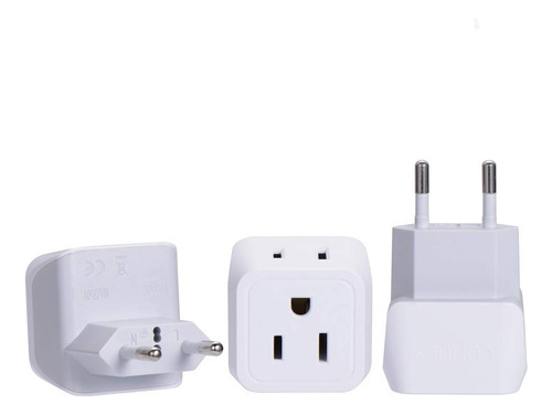 Adaptador De Viaje: Enchufe Ceptics, Tipo C, Europa, Turquía