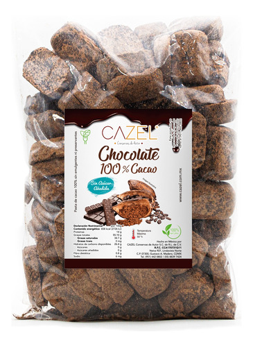 1kg De Cacao 100% Puro En Mini Tabletas + Envío Gratis