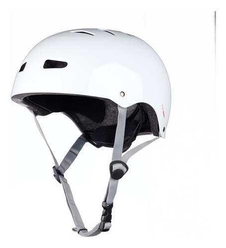 Casco Bicicleta Freestyle Gud Freeway Ciclismo Regulable Color Tiza Brillo Talle M