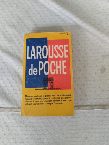 Antíguo Diccionario Francés Larousse De Poche 