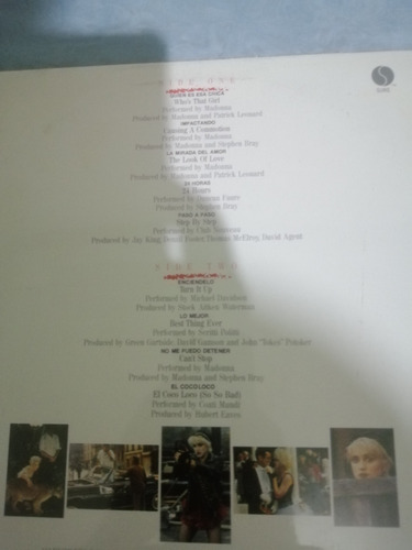 Madonna, Who Is, That, Girl, Lp, Cerrado (Usado)