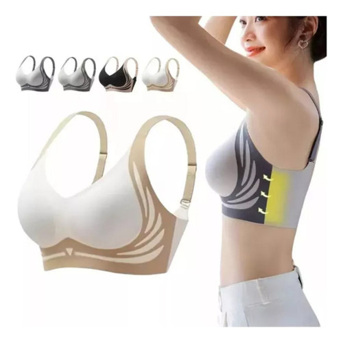 Sujetador Push Up Sin Aros Super