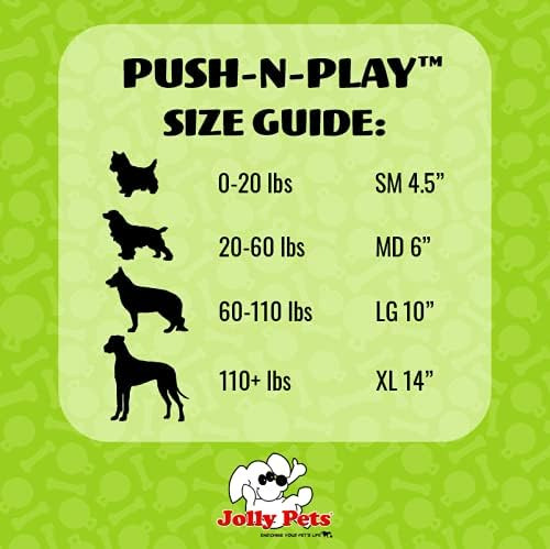 Juguete Para Perros Jolly Pets Push-n-play Ball, 14 Morado,
