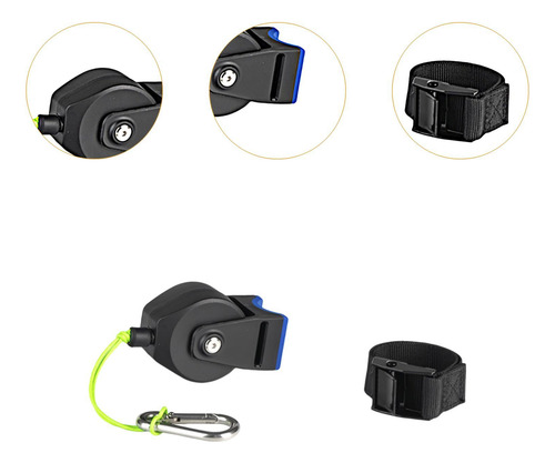 Remolque De Carga Retráctil Para Bicicletas Con Cuerda De