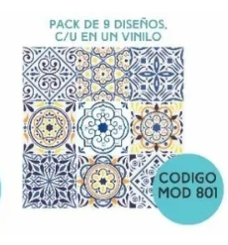 Vinilos Decorativos Para Azulejos. Cocina. Baño. Pack Por 18