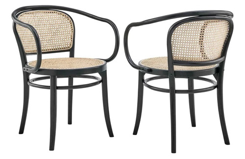 Set Mesa Tulip + 4 Sillon Thonet Comedor - Alto Impacto