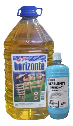 Aceite Citronela P/antorchas 5l + Regalo Repelente Mosquitos
