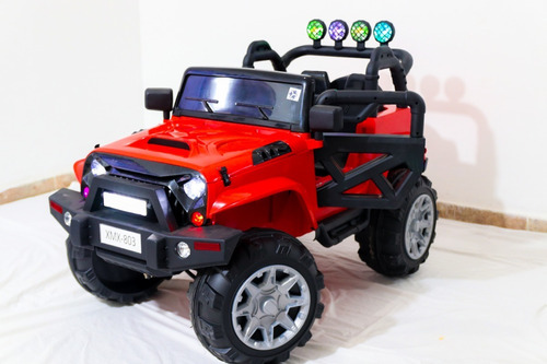 Carro Jeep Niño 4 Motores, 12v, Control, Bailarin, Luces Led