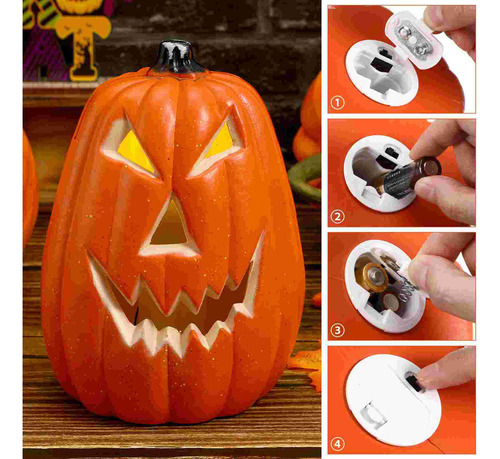 Adornos Falsos De Gourdo Animatronic Para Halloween, Nuevos