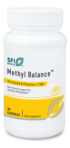 Suplemento Klaire Labs Sfi Health Methyl Balance 60 Cápsulas