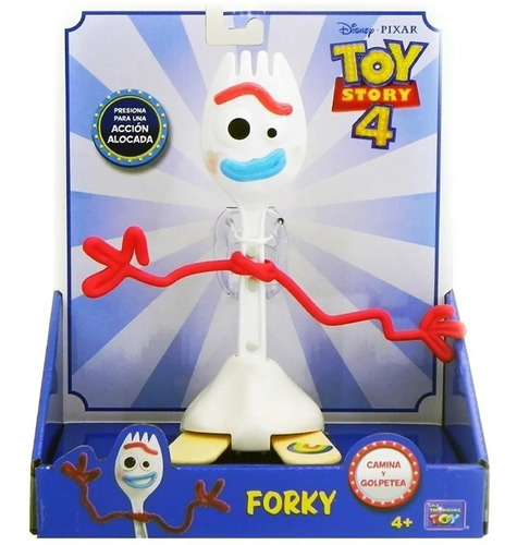 Toy Story 4 Figura Forky Camina Y Golpeteaoriginal