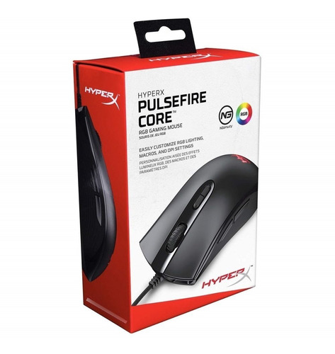 Mouse Gamer Pulsefire Core Rgb Negro