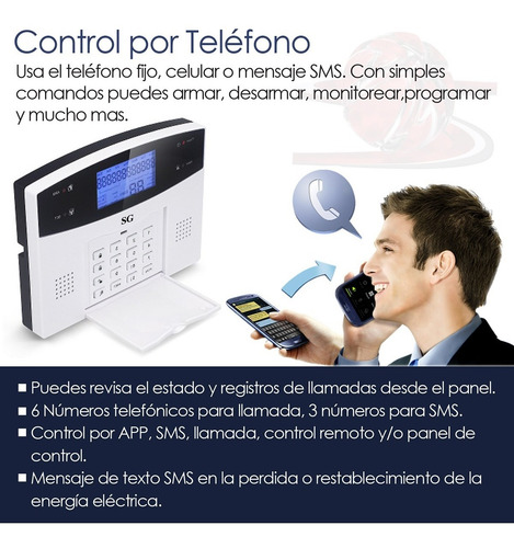 Imagen 8 de 10 de Alarma Dual Kit Gsm Telefono Inalambrica Alerta App Control Celular Seguridad Sensores Sistema Vecinal Casa Negocio