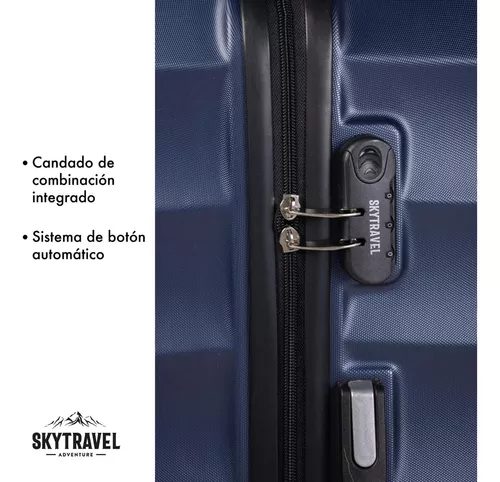 Set 4 Maletas Viaje Rigidas Abs 4 Ruedas Sky Travel