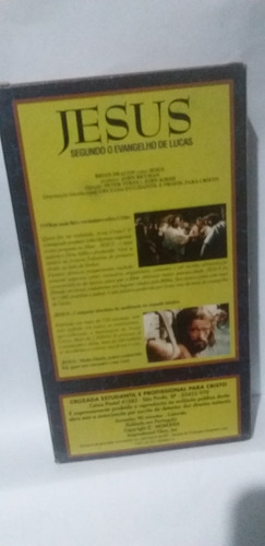 Vhs Jesus ( Segundo O Evangelho De Lucas ) Original Dublado (Usado)