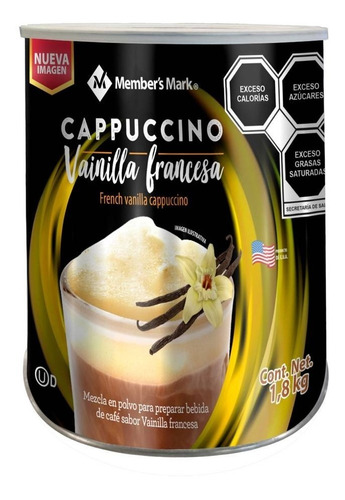 Café Member's Mark Capuccino Vainilla 1.8 Kg