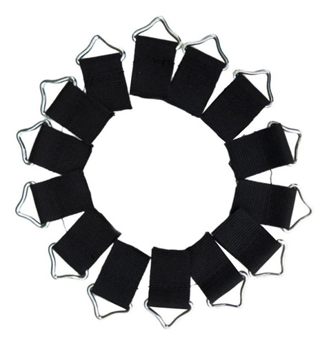 10x Anillos De Triángulo Sólido Bucle De Hebilla De Anillo