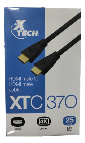 Cable Hdmi Macho A Macho 7.6m Xtech