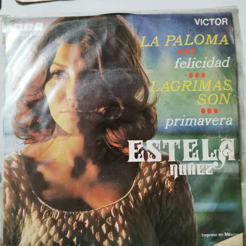 Disco 45 Rpm: Estela Nuñez- Lagrimas Son
