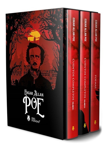 Colección Cuentos Y Poemas Completos De Poe 3 T. Con Estuche