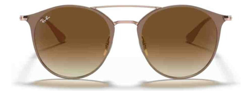 Óculos De Sol Ray-ban Rb3546 Bege Cobre/marrom Claro 907151 Cor da armação Nude Cor da haste Bronze-acobreado Cor da lente Marrom degradê Desenho Liso