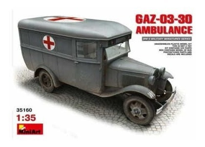 Miniart Camion Ambulancia Gaz-03-30 1/35 Supertoys Lomas