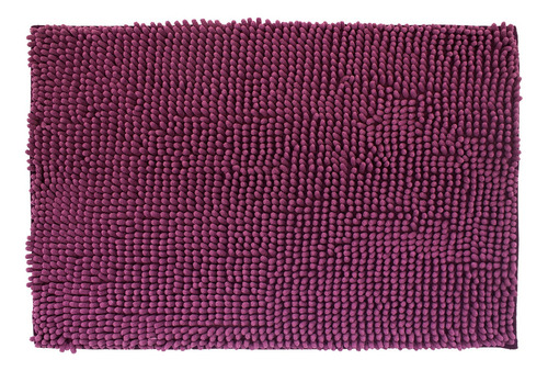 Tapete De Baño Dib Shaggy Silk 40x60 Cm Colores Color Uva