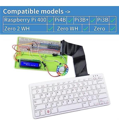 Geeekpi Kit De Inicio Completo Para Raspberry Pi 4b, Python
