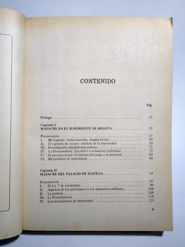 Masacres En Colombia Y Su Impunidad / El Camino De La Niebla (Usado)